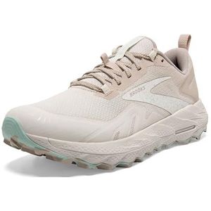 Brooks Cascadia 17 trailschoenen voor dames, zandwit/kasteelgrijs, White Sand Chateau Grey, 43 EU