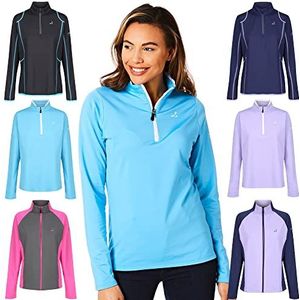 Under Par Golfshirt met ritssluiting voor dames (1 stuks)