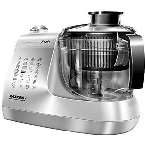 MPM MRK-12 Elektrische keukenmachine, kneedmachine, sapcentrifuge, sapcentrifuge, hakmolen, 1,5 l, all-in-one 800 W