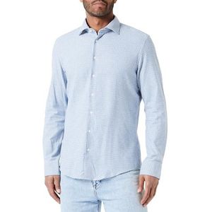 Seidensticker Herenoverhemd met lange mouwen, slim fit, blauw, 40