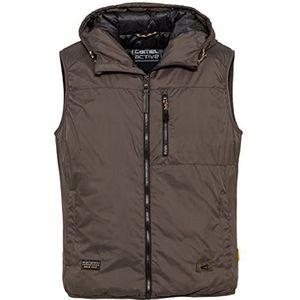 camel active Herenvest, donkerbruin, 48