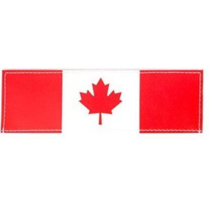 Klittenbandopschrift, nationale vlag, Canada, groot