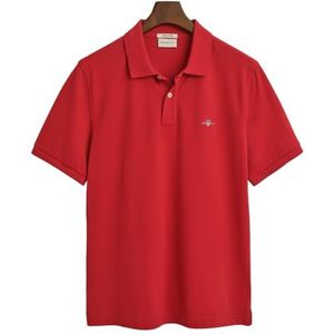 GANT REG Shield SS Pique Polo, robijnrood, XL