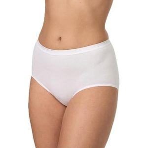 Nur Die GOTS Damesheupslip van biologisch katoen, wit, 46