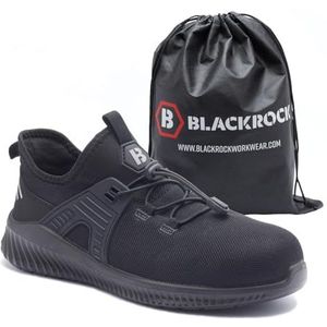 Blackrock Drift lichte veiligheidsschoenen, uniseks, zwart, 8 UK Wide