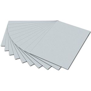 Folia 6480 - gekleurd papier lichtgrijs, DIN A4, 130 g/m², 100 vellen - voor het knutselen en creatief vormgeven van kaarten, vensterafbeeldingen en voor scrapbooking