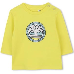 Timberland T60616 T-shirt voor babyjongens, Neongeel, 9 Maanden
