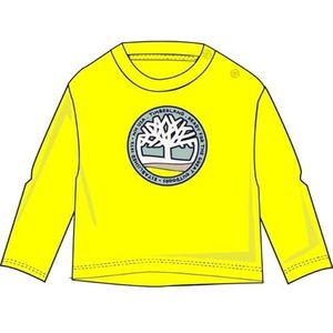Timberland T60616 T-shirt voor babyjongens, Neongeel, 9 Maanden