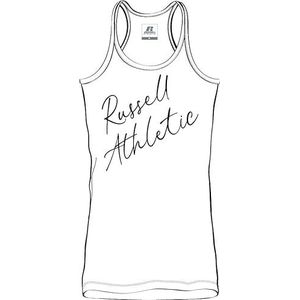 RUSSELL ATHLETIC Racerback-mouwloze tanktop voor dames, Wit, M