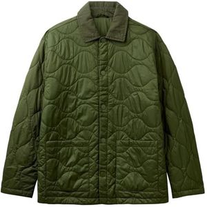 Olijfgroen - Winterjas - 100% Nylon - Lange Mouwen - Drukknopen