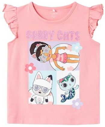 NAME IT - Nmfmemi Gabby Capls Bfu Top - Murex Shell - Tanktop