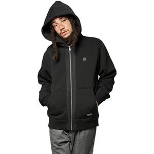 Kaporal, Sweatshirt voor heren, comfortabele pasvorm, lange mouwen, capuchon, rego-model, kleur zwart, maat S, Zwart, S