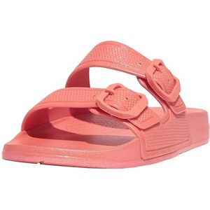 Fitflop Dames iQUSHION Pearlized Two-BAR gesp dia's sandaal, 6 UK, Geparelleerd, 39 EU