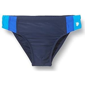 Hogedruk-zwembroek voor jongens, marineblauw/blauw, 4 Jaren