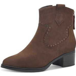 Marco Tozzi Dames Bootie Zip+Slip 2-25000-43 Modelaarzen, Café, 36 EU, koffie, 36 EU