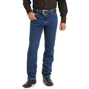 Wrangler Men's Cowboy Cut Active Flex Original Fit Jean, Stonewash, 30X36