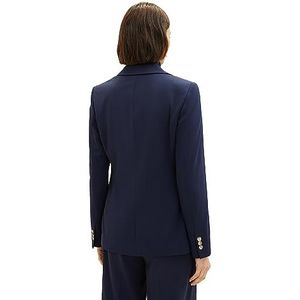 TOM TAILOR Basic blazer voor dames, 10668 - Sky Captain Blue, 40