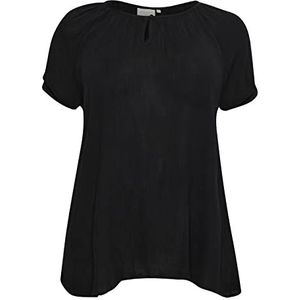 Blouse met korte mouwen A-shape Black