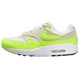 NIKE Air Max 1 Sneakers voor heren, Wit Volt Sea Glass Zwart, 38.5 EU