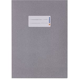HERMA 5518 Envelop A5 papier, grijs, met tekstveld van krachtig gerecycled oud papier en rijke kleuren, notitiehouder voor schoolschriften, gekleurd