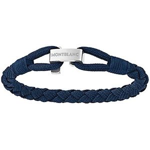 Montblanc - Armband, nylon, staal, blauw