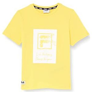 FILA Trendelburg T-shirt voor jongens, Habaäero goud, 170/176 cm