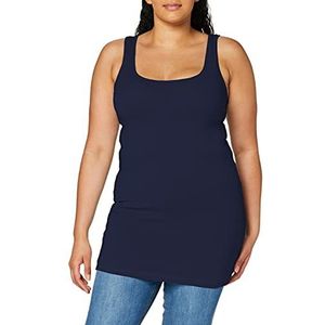 VERO MODA Vmmaxi My Soft Long Tanktop voor dames, Black Iris, XXL