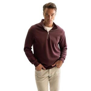 DeFacto Heren Bequeme Sweatshirt Herren Pullover, D.bordeaux, L