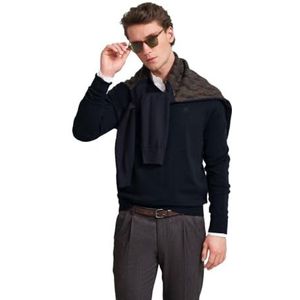 Pullovers - Marine - Regular Fit - Lange Mouwen - V-hals