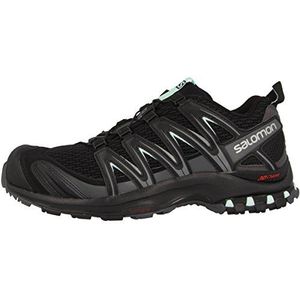 SALOMON Xa Pro 3d W dames Trail Hardloopschoenen, Zwarte Magneet Beurs Aqua, 43 1/3 EU