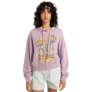 Billabong - All Time Fleece Hoodie - Roze - 80% Katoen, 20% Polyester