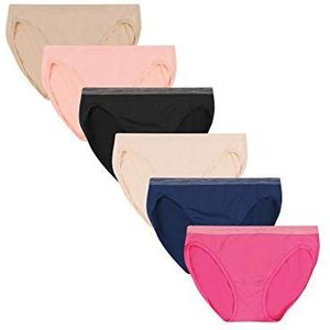 Hanes Dames bikini stijl ondergoed (Pack van 6), GEASSORTEERD, XXL