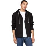 Tommy Hilfiger Heren ESSENTIAL FLEECE RITS DOOR MW0MW37234, Zip Through Sweatshirt, Zwart, S, Zwart (zwart), S