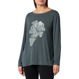 s.Oliver T-shirt voor dames met lange mouwen, groen 44, groen, 44