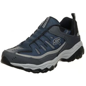 Skechers Heren Afterburn M. Fit Strike on Loafer, Navy Grijs, 39 EU