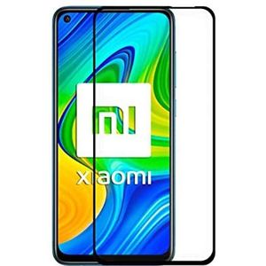 Displaybeschermfolie van gehard glas voor Xiaomi Redmi Note 9 / Note 9T (Full 3D, zwart)