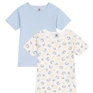 Petit Bateau T-shirts met korte mouwen (2 stuks) voor kinderen en jongeren, Versie 1., 2 anni