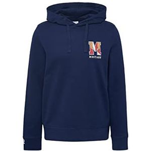 MUSTANG Heren Bennet HD EMB capuchontrui, Navy Blazer 5324, M