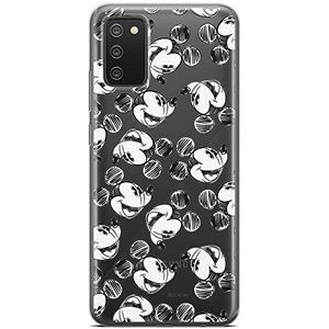 ERT GROUP mobiel telefoonhoesje voor Samsung A02S origineel en officieel erkend Disney patroon Mickey 025 optimaal aangepast aan de vorm van de mobiele telefoon, gedeeltelijk bedrukt
