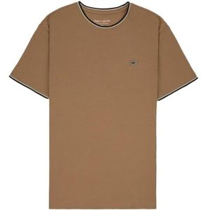 Teddy Smith T- Elmer MC T-shirt voor heren, Mokka beige, L