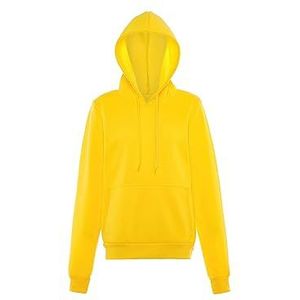 SWIRLY dames hoodie, geel, S