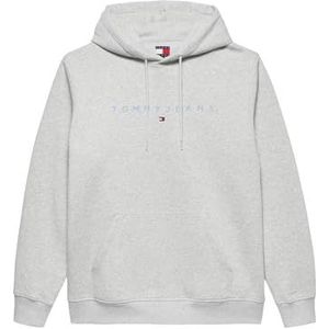 Tommy Jeans - Linear Logo - Sweater - Grijs