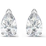 Swarovski - Attract Oorknopjes - Druppelslijpvorm - Wit - Rodium Toplaag