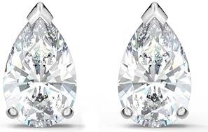 Swarovski - Attract Oorknopjes - Druppelslijpvorm - Wit - Rodium Toplaag