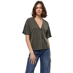 Desires Dames Katana V-hals Blouse, Beluga Groen, XS