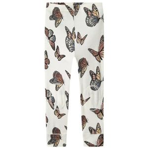 NAME IT Nmfwillitus wollen legging voor meisjes, wit (snow white), 98