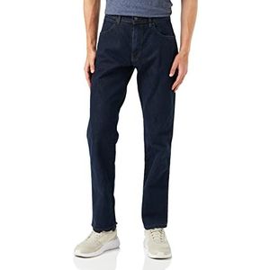 Wrangler Regular Fit Jeans voor heren, Blauw (afspoelen), 46W / 32L