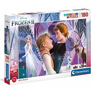 Clementoni Italy Disney Frozen 2-180 stukjes - kinderpuzzel gemaakt in Italië, 7 jaar en ouder, 29309