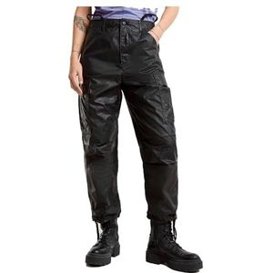 G-Star RAW Cargo Cropped Trekkoord Broek, Zwart (Dk Black Cobler D25251-c973-b787), 29W