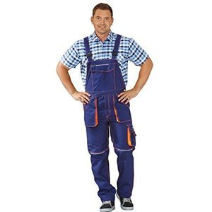 Planam Tuinbroek Basalt Neon, maat 110, marine/oranje/meerkleurig, 6231110